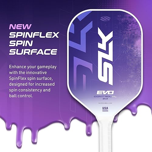 Miniatura 5 de Selkirk Selkirk - Paleta de pickleball 2024 de SLK  Remas de potencia Evo Power, híbridas y de control  Pala de pickleball de fibra de vidrio