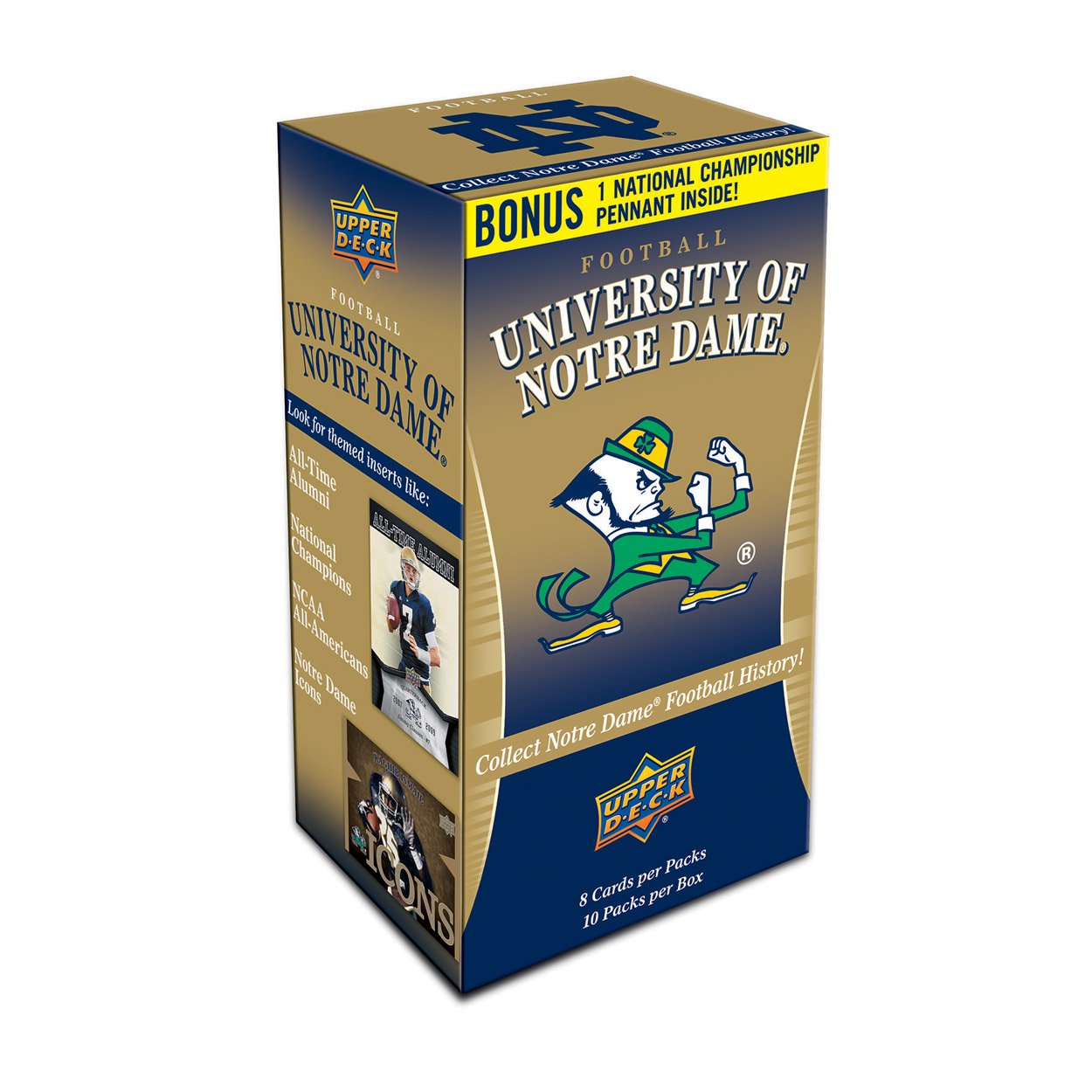 NCAA 2013 Upper Deck University of Notre Dame Football Blaster Trading Cards