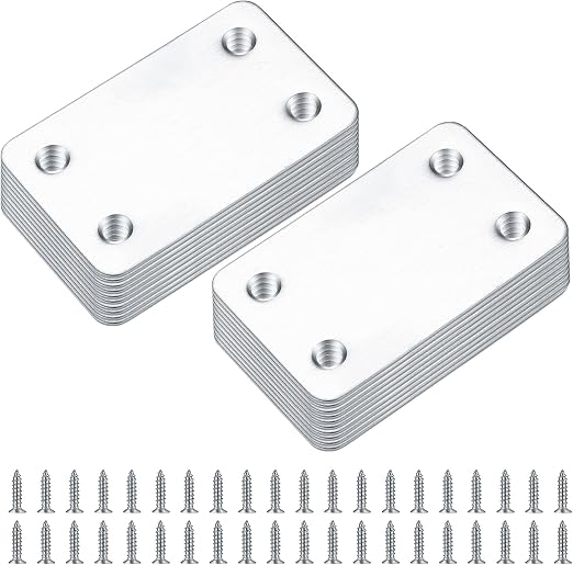 PRIOstahl Lampada Da Barca In Acciaio Inox V4A 125mm - 1 Pezzo Piatto Con 4 Fori Per Fissaggio Cime E Bandiere
