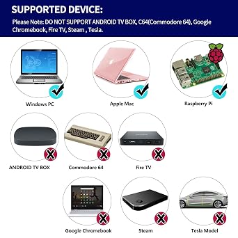 SAFFUN 2 Pack 2.4 GHz Wireless USB Controller Compatible with SNES Games, SNES Retro USB PC Super Classic Controller for Windows PC MAC Linux Genesis Raspberry Pi Retropie (Multicolored Keys)