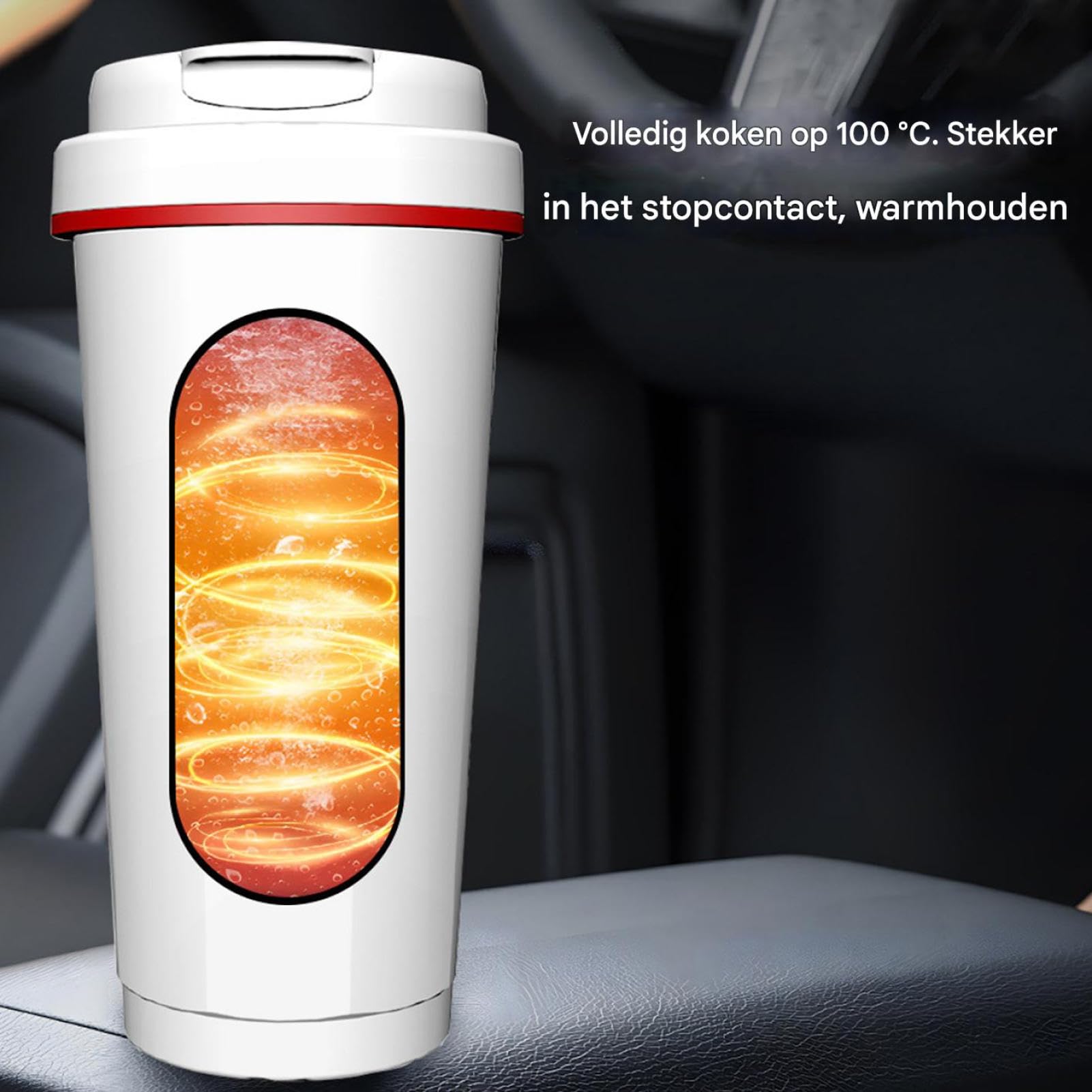 Hervidor de Agua Eléctrico para Coche Calentador de Té para Automóvil