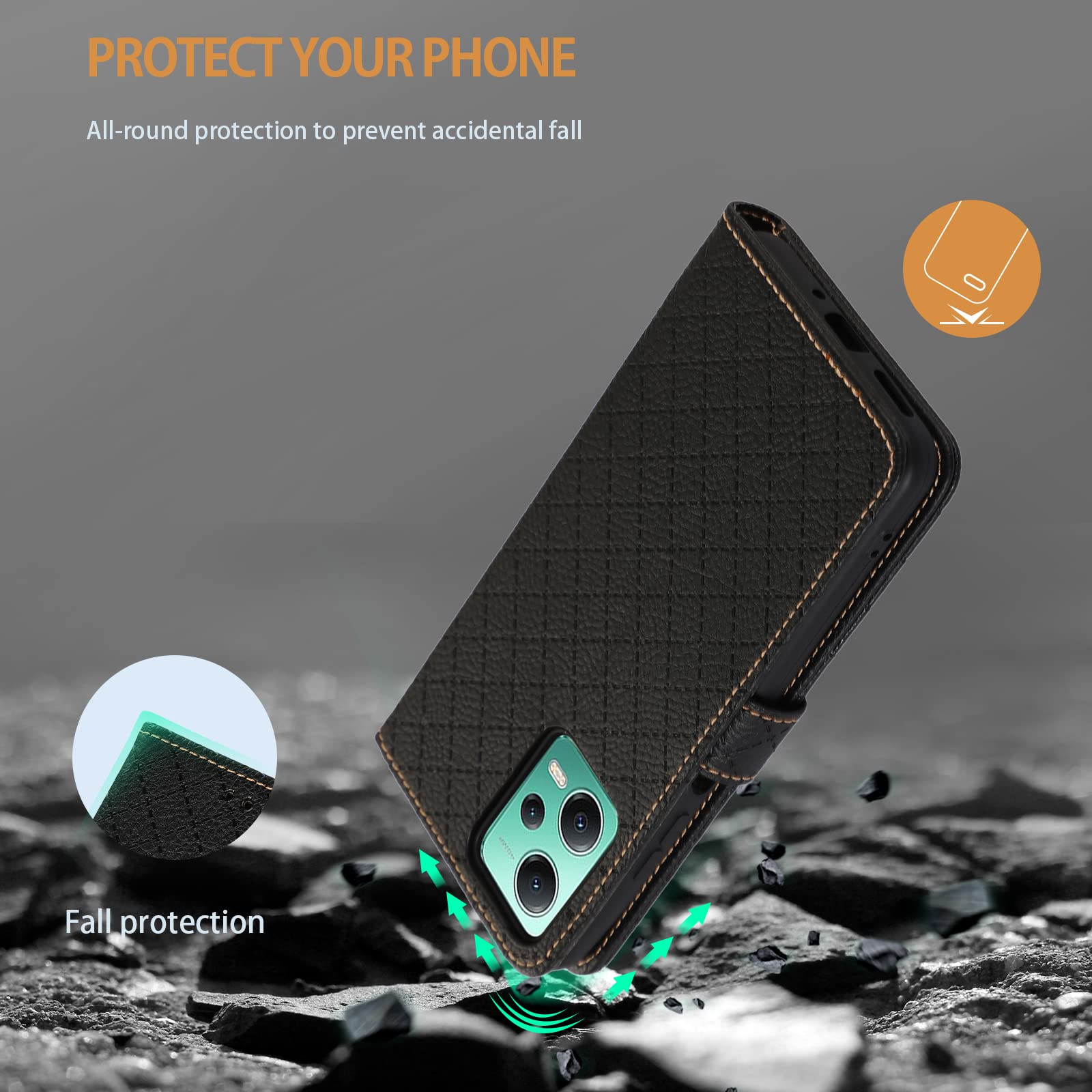 Xkladz Custodia per Xiaomi Redmi Note 12 5G / Poco X5 5G Disegni Colorato Motivo Supporto Cover