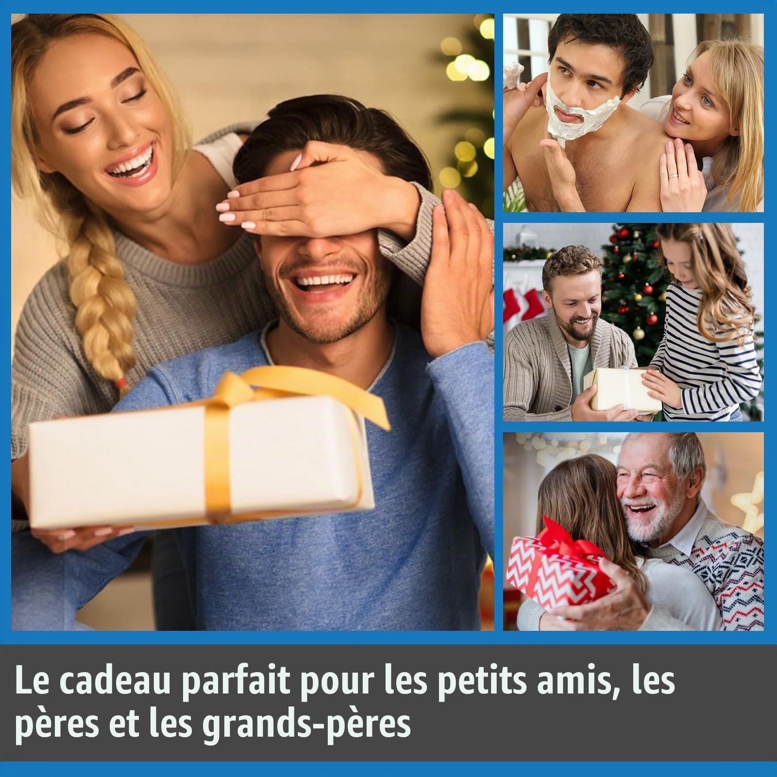 Lot de 2 lames de rechange 52B Series 5 compatibles avec les rasoirs électriques série 5, 52B et lames de coupe compatibles avec 5018S, 5020CS, 5050CS, 5031S