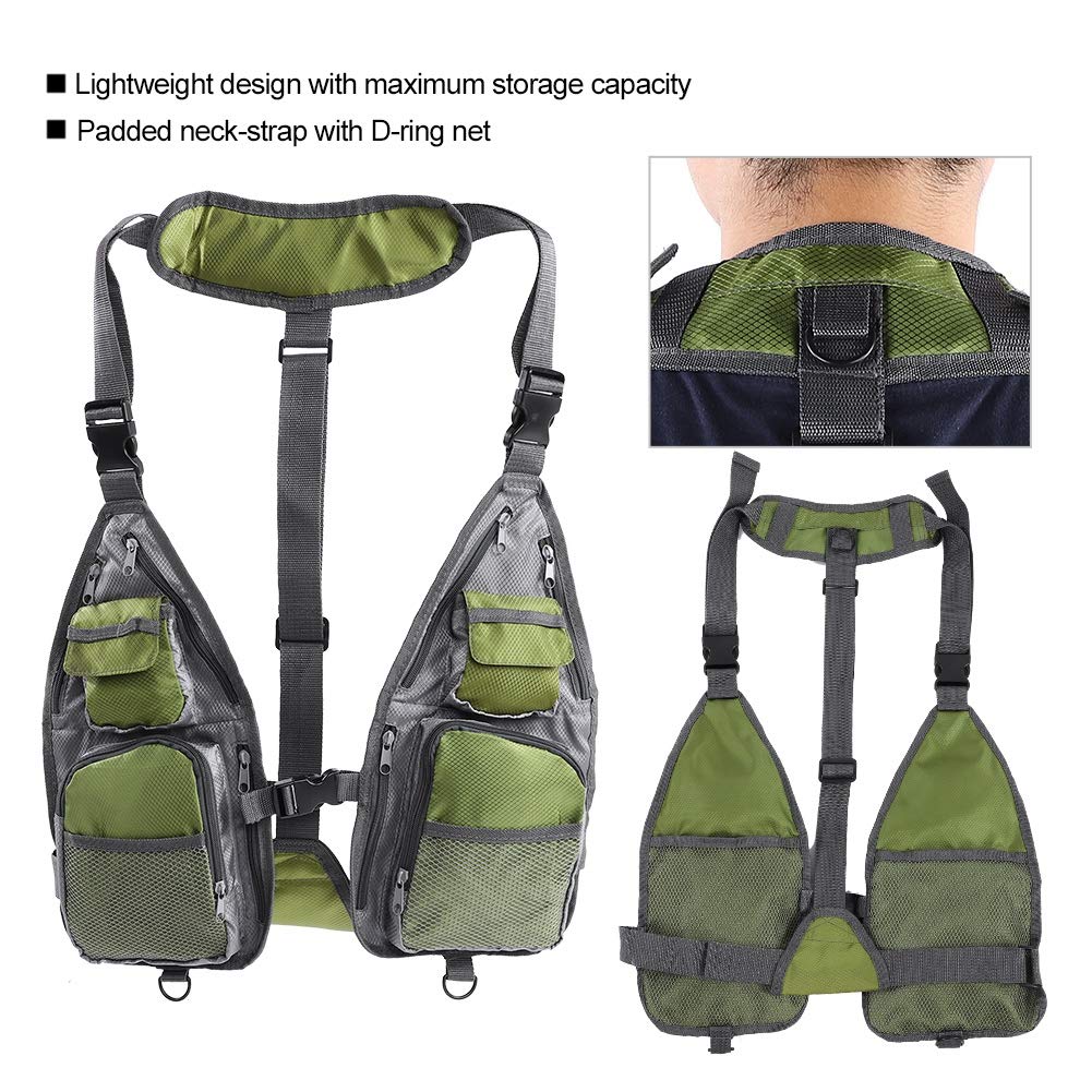 Gilet da Pesca Semplice in Rete Traspirante, Gilet Estivo Multitasche per Caccia da Lavoro, Viaggi Fotografici, Gilet Estivo Multifunzionale Ad Asciugatura Rapida, Attrezzatura da Pesca