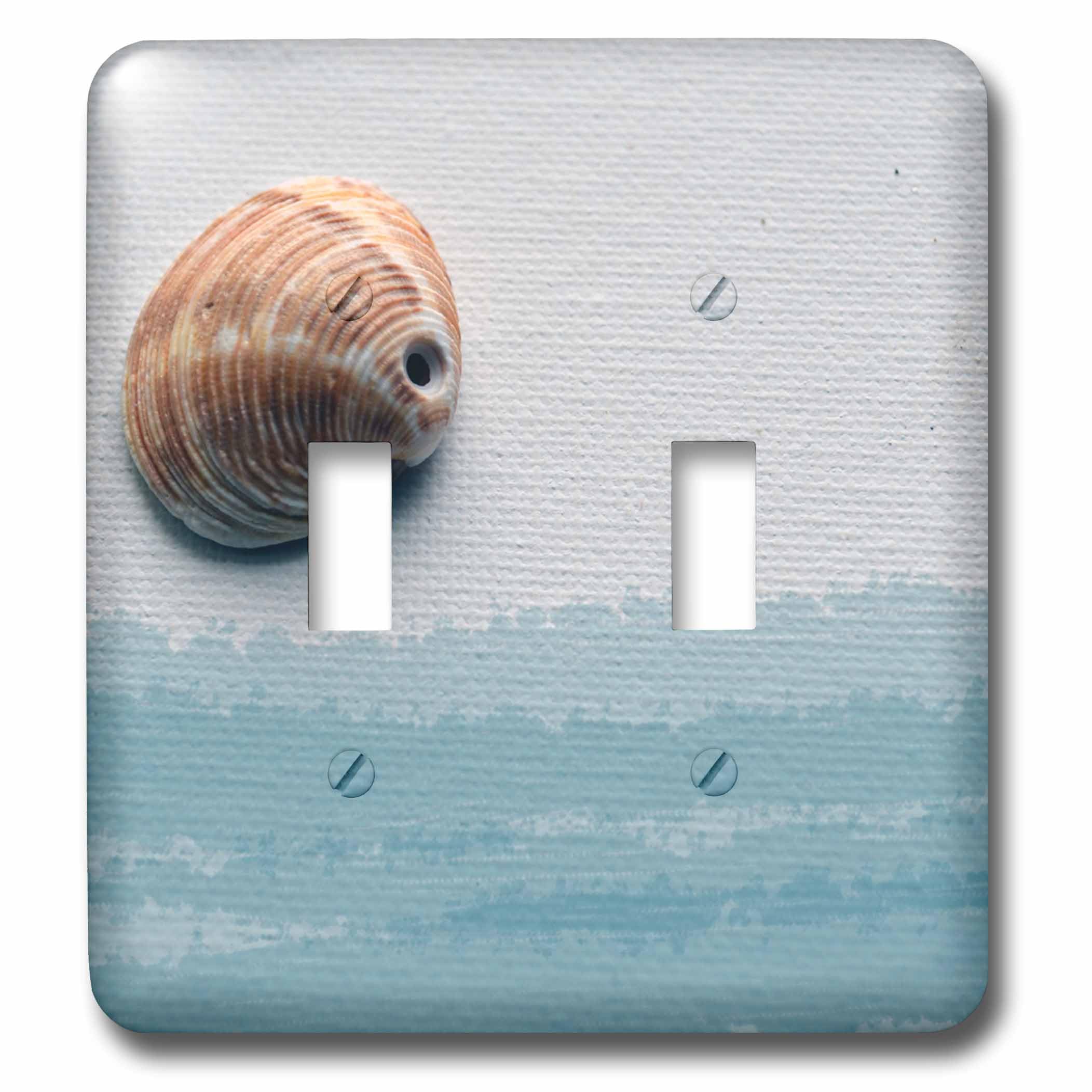 Coquille bleue traces seashell interrupteur rénovation murale sans traces de doigts pour salon