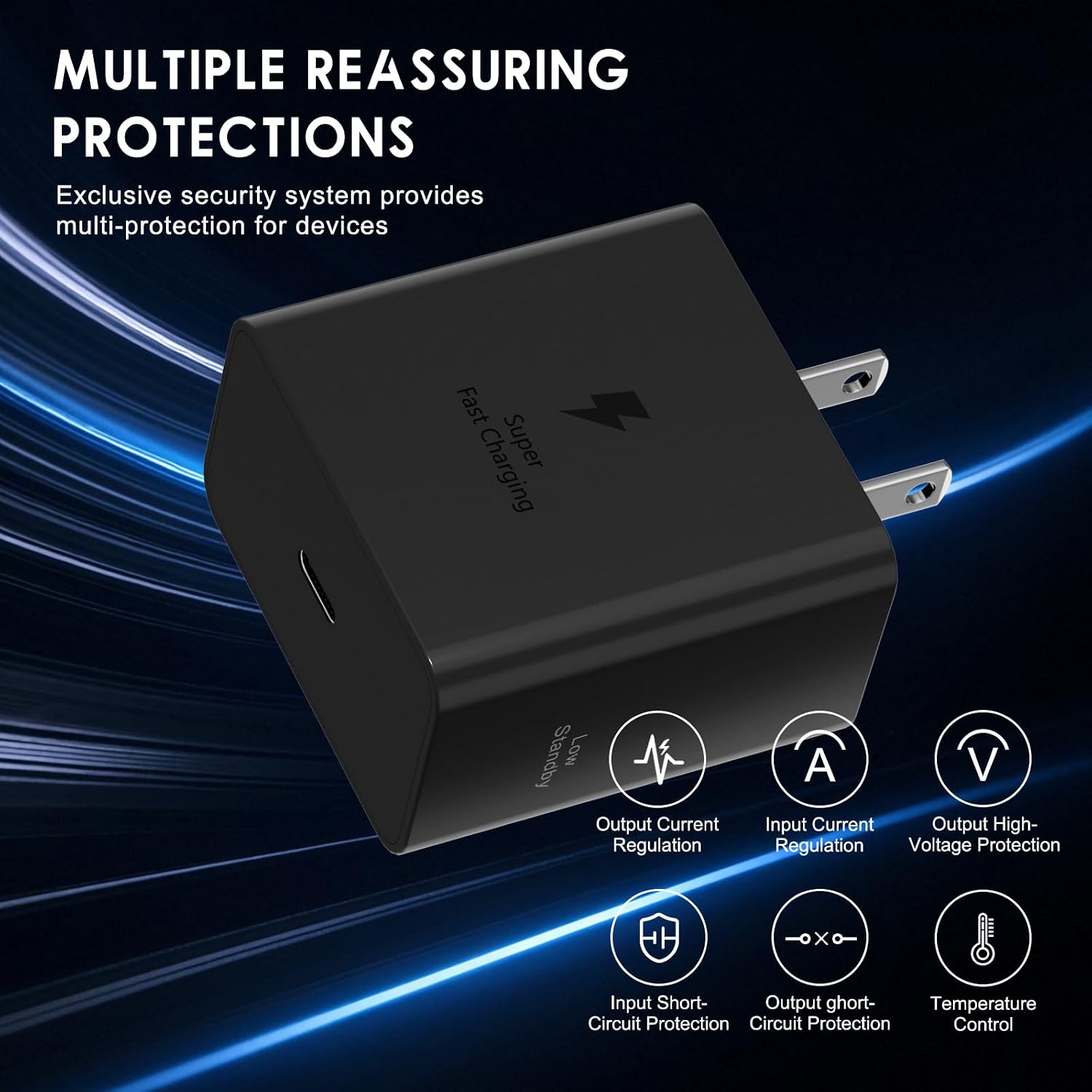 Samsung 60W PD Power Adapter-Low Standby USB-C Port Fast Charging Android Phone Charger Block for Samsung Galaxy S26 Ultra/S26/S26+/S25/S25 Ultra/S25+/S24 Ultra/S23 Ultra/S22, 2 Pack