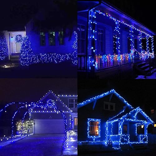 Miniatura 3 de Guirnalda de 300 luces LED para exteriores e interiores, luces navideñas superbrillantes extralargas de 98.5 pies con 8 modos de iluminación, serie