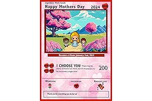 Personalized Happy Mother's Day Cards for Pokemon lover