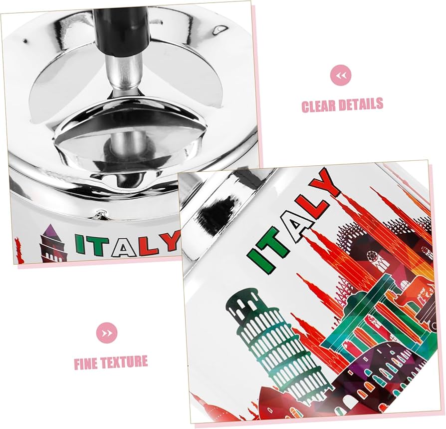 金属製テクスチャー灰皿