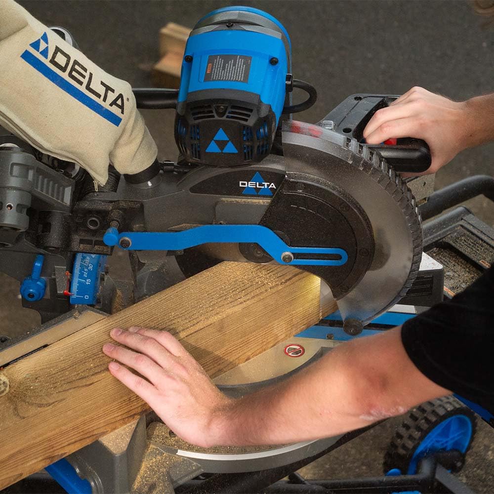 Delta 10" Dual Bevel Miter Saw - Power & Precision -9