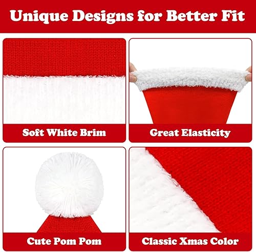 Miniatura 6 de Sombrero de Papá Noel para bebé gorro de Navidad para bebé gorro de Papá Noel gorro de Navidad para recién nacido sombrero de Papá Noel para bebé