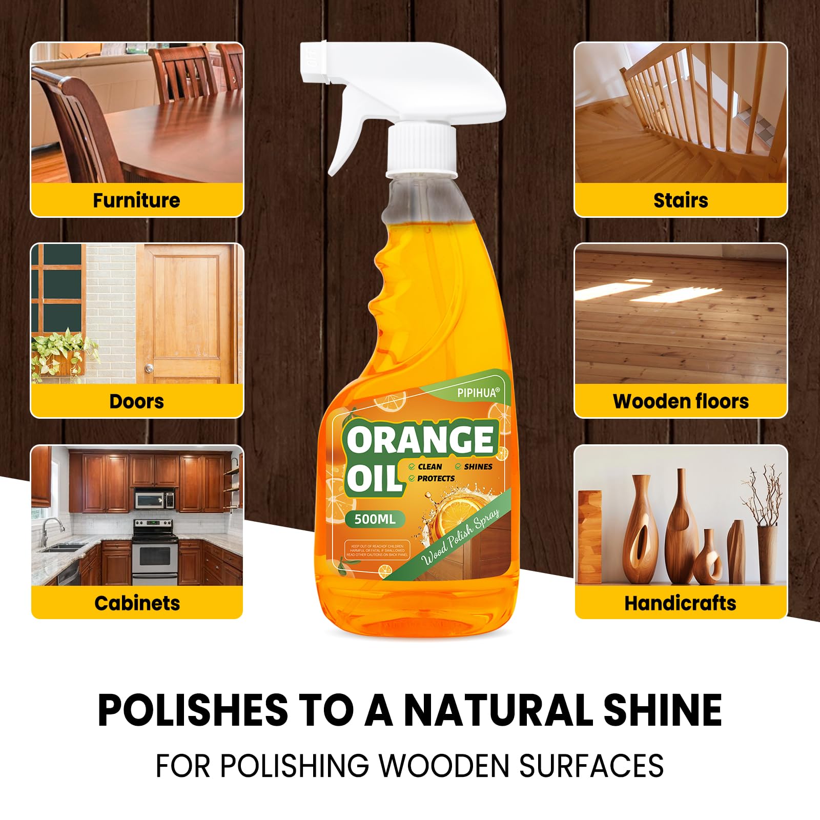 Mahlzeit WOODY OIL Houtverzorging, olie voor snijplanken en houten keukengerei, 250 ml