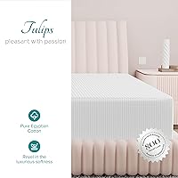 Vista 67 de Carressa Linen Sábana bajera ajustable 100% algodón tamaño King – Sábana bajera de 800 hilos King de algodón, lujosamente suave, refrescante