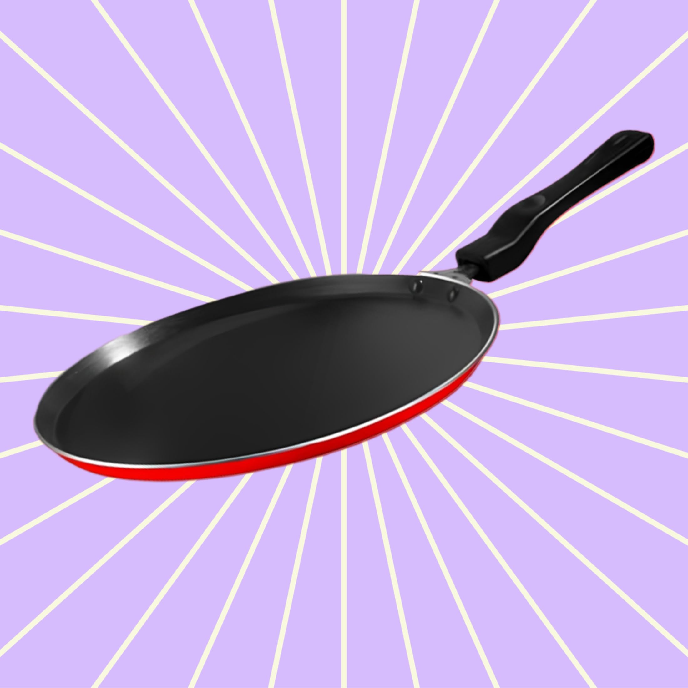 Xtend Nonstick Dosa Tawa | 275 mm | Gas Stove Compatible | Aluminium | 2.6 mm Thickness
