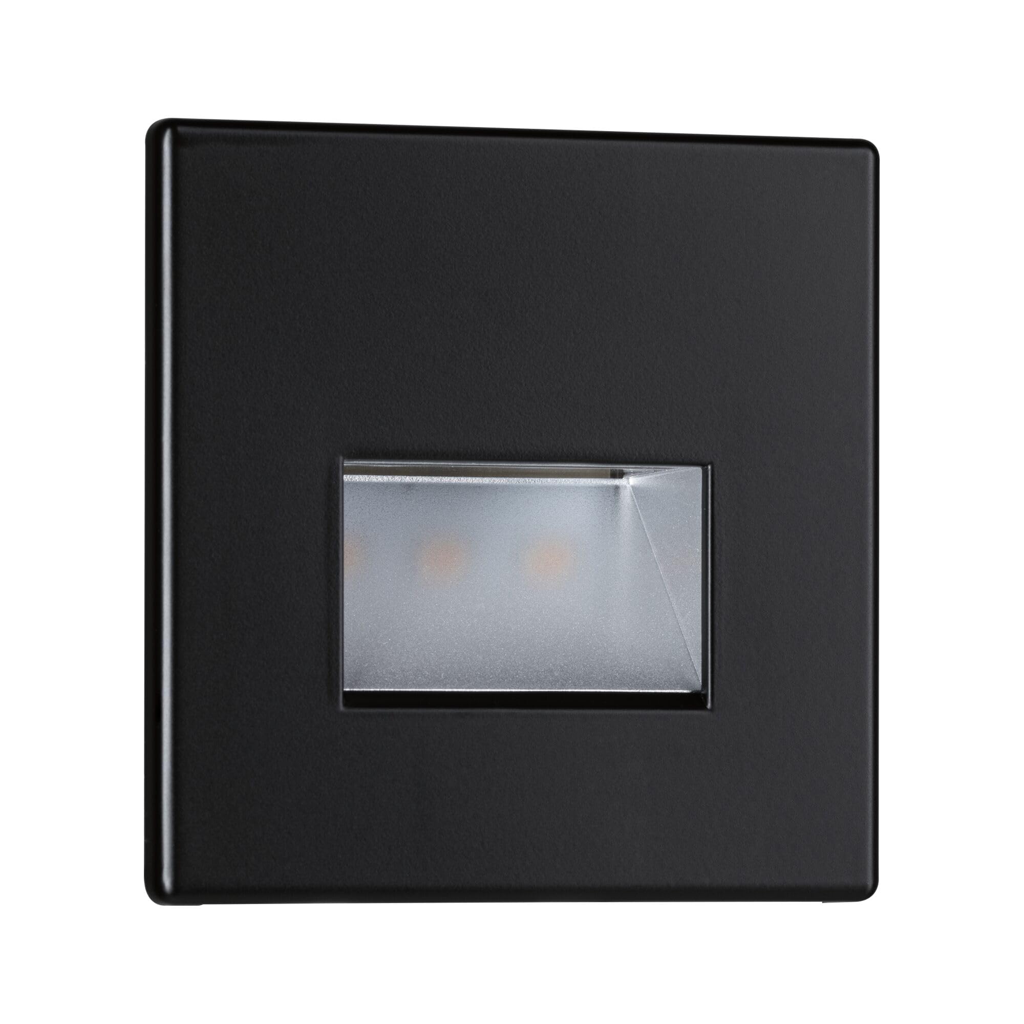 Paulmann 93094 oprawa wpuszczana LED opr. wpuszcz. w ścianę Edge Quadro zest 80x5mm 50lm 230V kwadr w zest. 1x1,2 W Outdoor Czarny mat tw. szt. 2700K