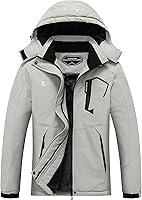 Vista 7 de MOERDENG Women's Waterproof Ski Jacket Warm Winter Snow Coat Mountain Windbreaker Hooded Raincoat Jacket