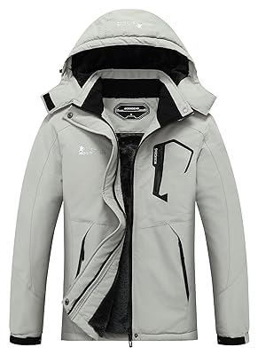 MOERDENG Women's Waterproof Ski Jacket Warm Winter Snow Coat Mountain Windbreaker Hooded Raincoat Jacket