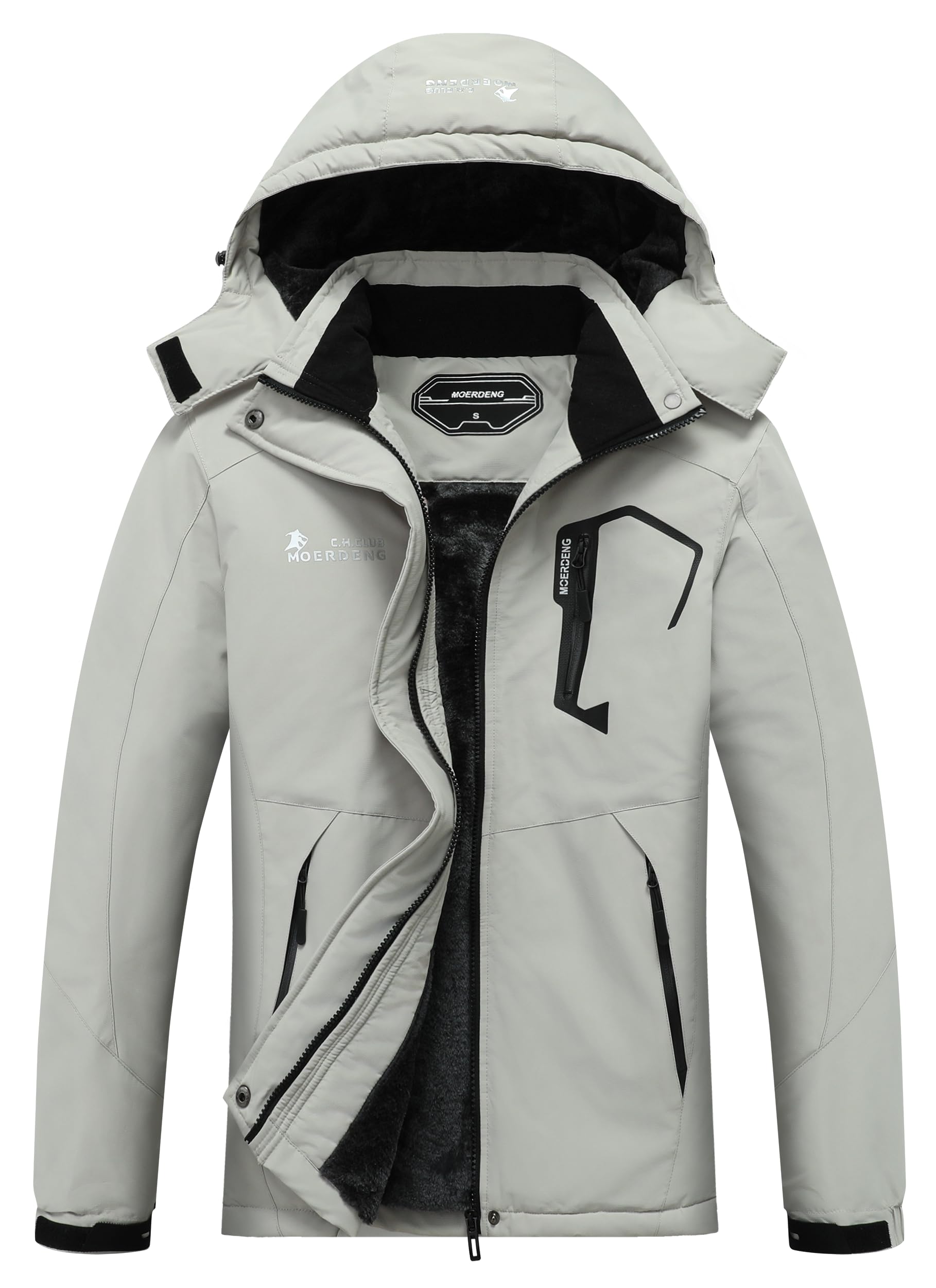 MOERDENG Women's Waterproof Ski Jacket