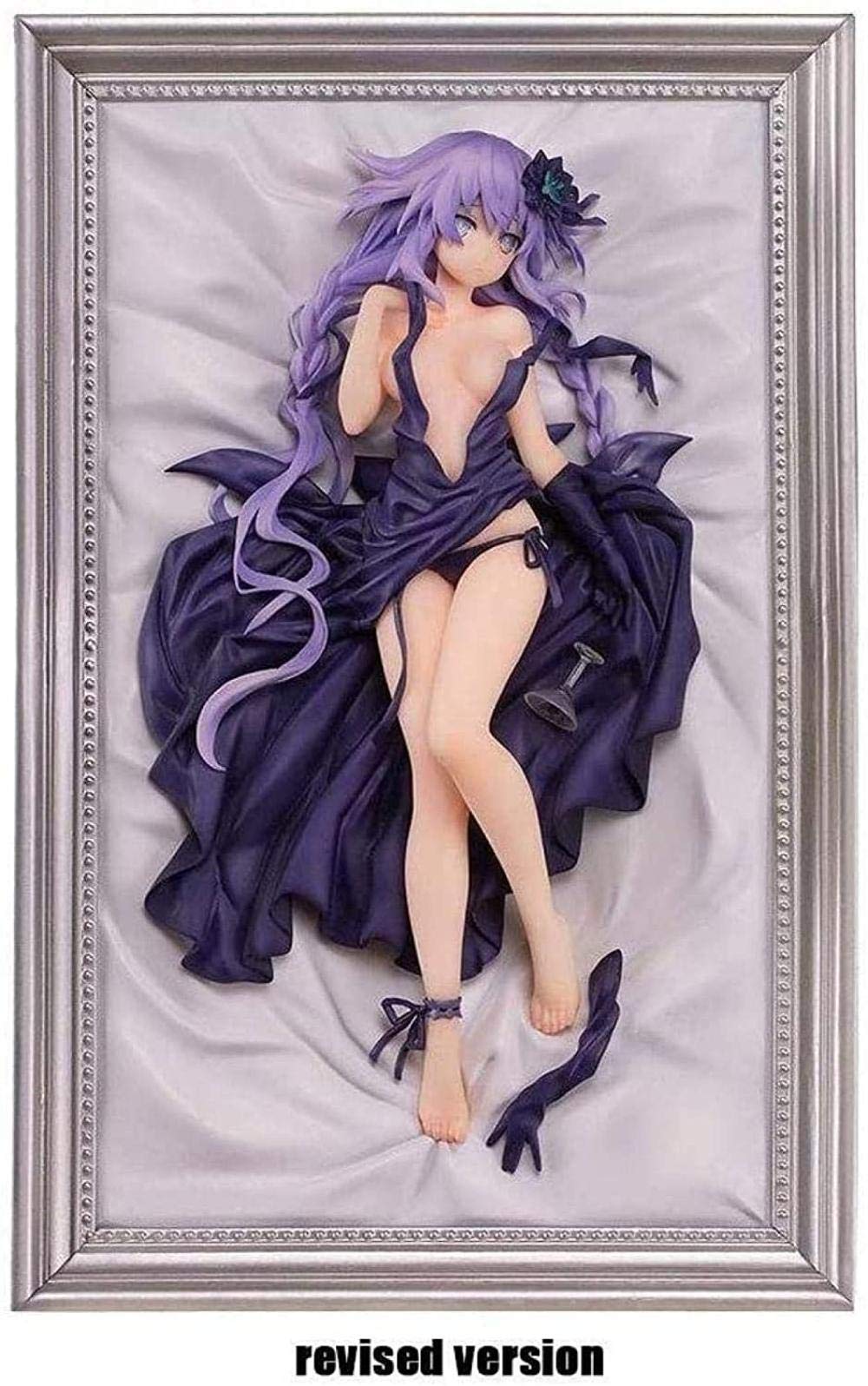 No Scultura Regalo Decorazione Giocattolo Statua Artigianale Hyperdimension Neptunia Figure Cuore Viola Sega Neptune PVC de Haute Matériel