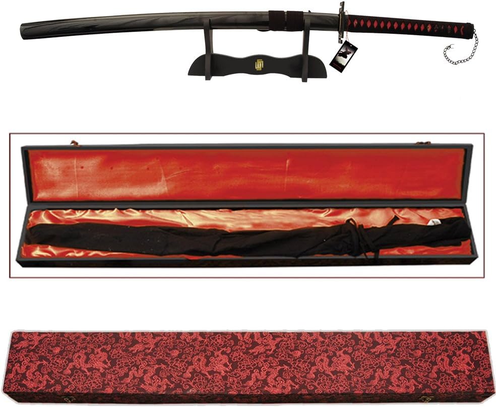 Armory Replcias Fully Functional Handmade Japanese Manga Katana Sword - Authentic Design, Sharp Blade, Custom Handle for Collectors