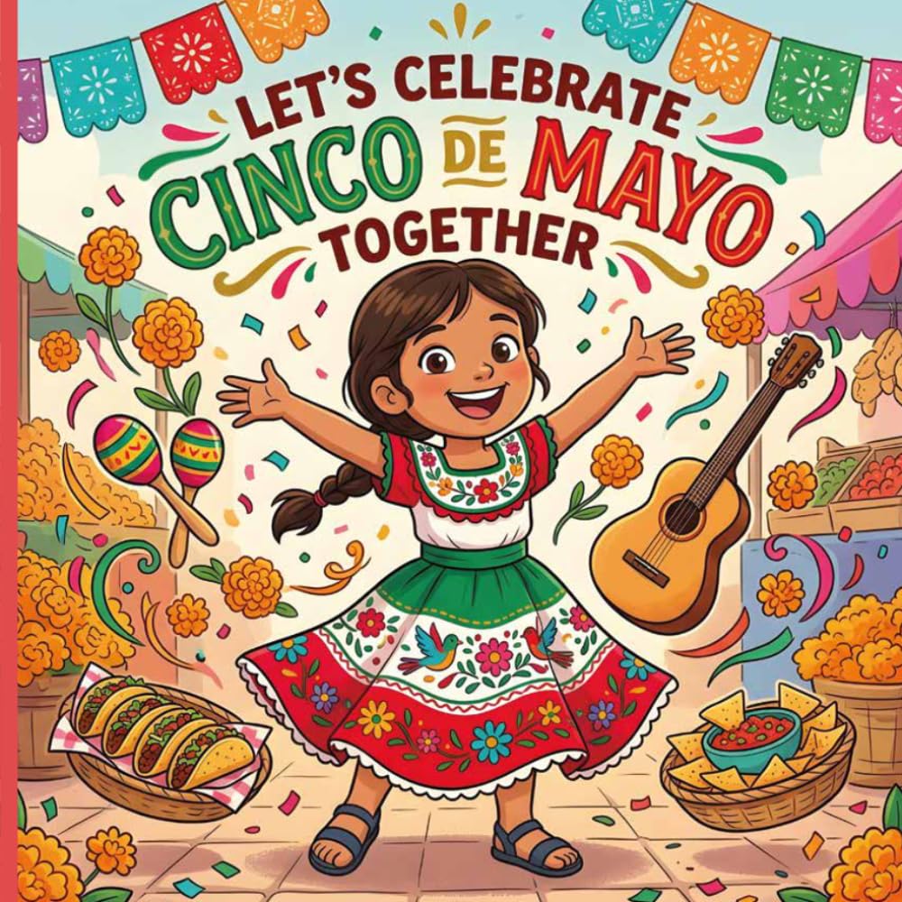 Let’s Celebrate Cinco de Mayo Together: A Heartwarming Cinco de Mayo Children’s Book About Mexican Culture, Family Traditions, Courage, and Unity for Kids