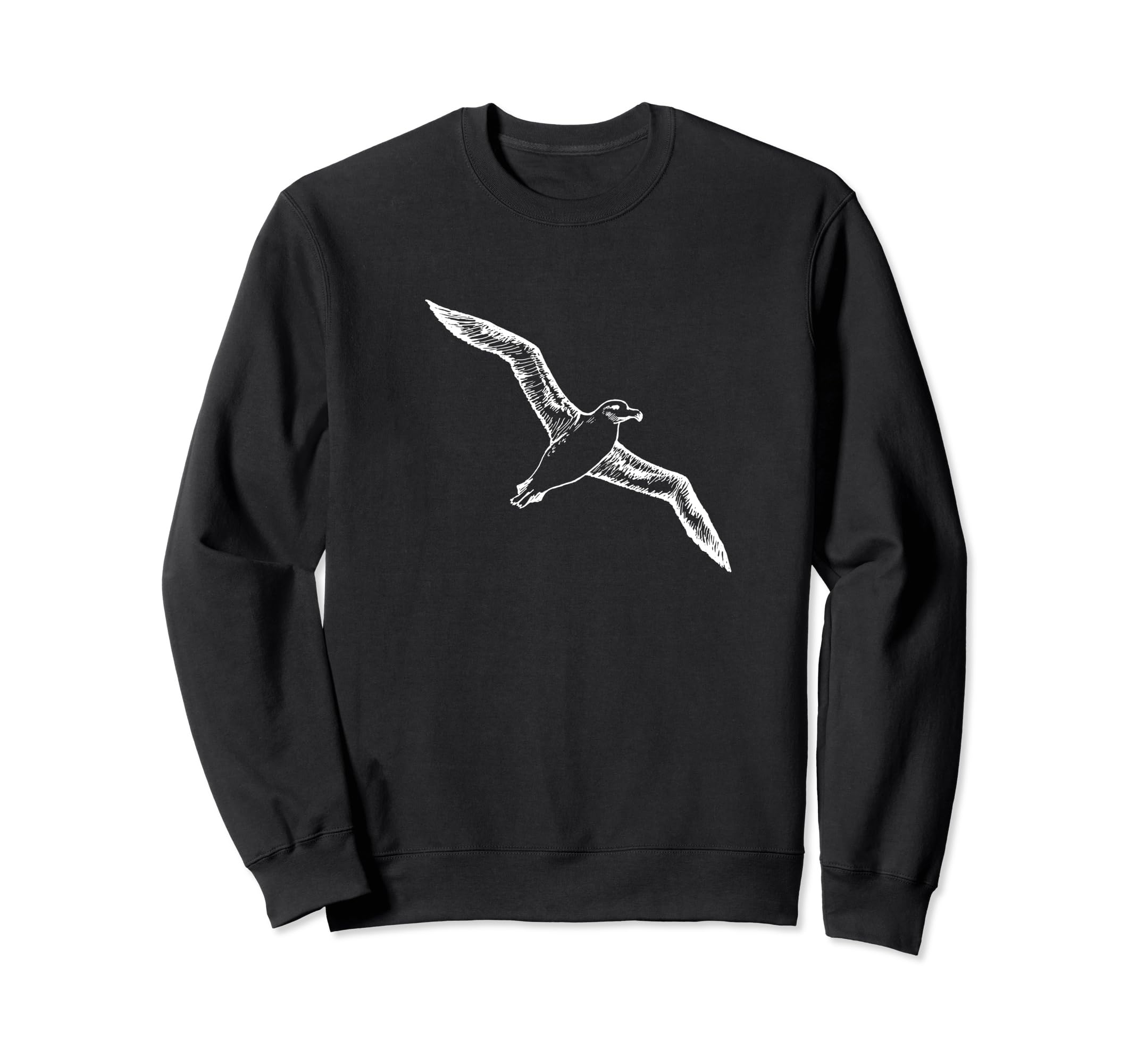 Flying Albatross Bird Design Gift For Bird Lover Men Women Sweatshirt