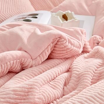 Coma Inducer Peak of Cozy Oversized Queen Comforter Set - Softest Pink