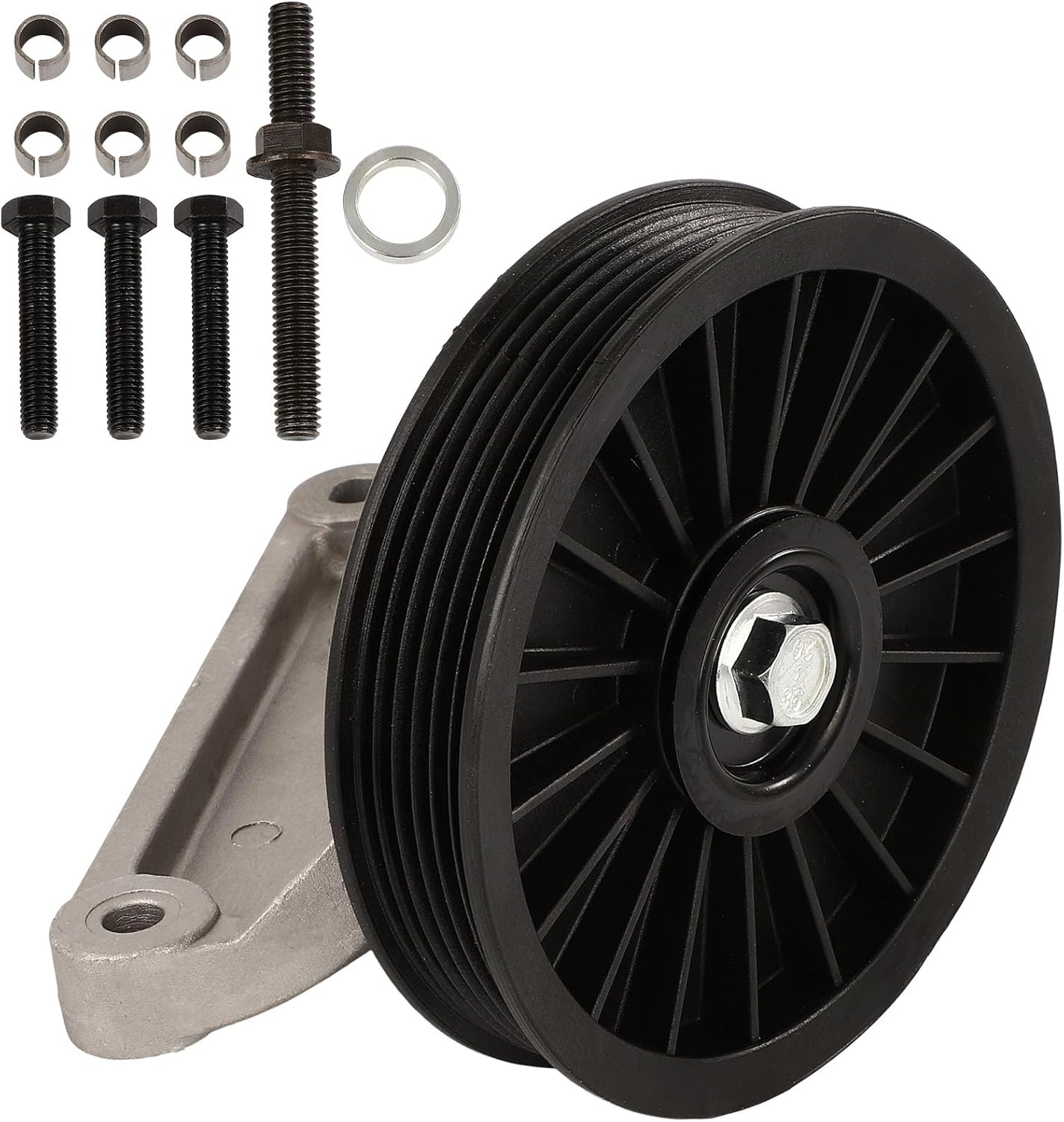 AC Bypass Pulley for Ford F-250 HD 7.3L for Ford F-250 HD 7.5L A/C Compressor Bypass Pulley for car