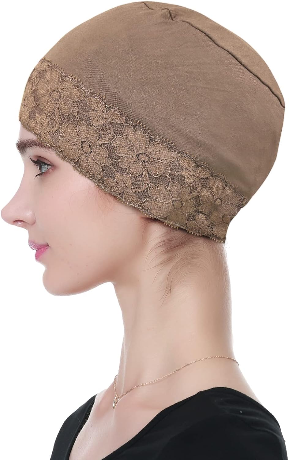 Lace Beanie Sleep Caps Head Coverings for Women Hair Loss - Image 5