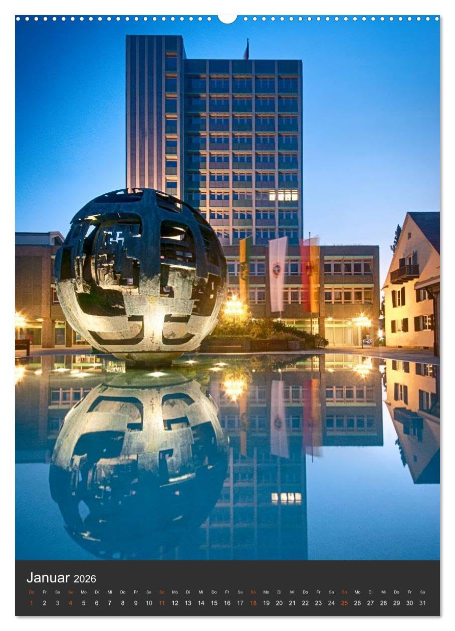 Bayreuth 2026 (hochwertiger Premium Wandkalender 2026 DIN A2 hoch), Kunstdruck in Hochglanz: Die schönsten Plätze und Gebäude der oberfränkischen ... und Festspielstadt Bayreuth. (CALVENDO Orte)