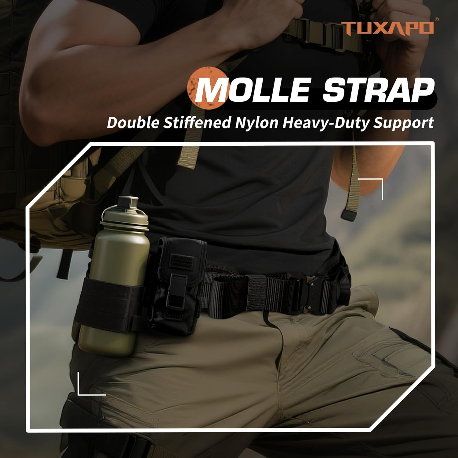 Quick Release Belt 1.75 Inch Inner & Outer MOLLE Tactical Belt with Anti-Slip Pad - Image 6