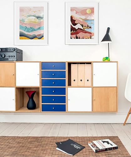 Miniatura 4 de HIVIEW 2 piezas de pintura acrílica de 12 pulgadas de ancho x 16 pulgadas de largo para adultos y niños, kit de pintura acrílica díptico con