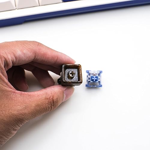 Miniatura 7 de Teclas de visualización personalizables hechas a mano con calavera de ojo de tigre, teclas de teclado para juegos de computadora para teclados
