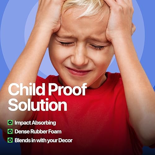 Miniatura 4 de Protectores de seguridad para muebles y bordes afilados, cojín de espuma protectora de 16.2 pies, parachoques de 15 pies, 4 esquinas adhesivas