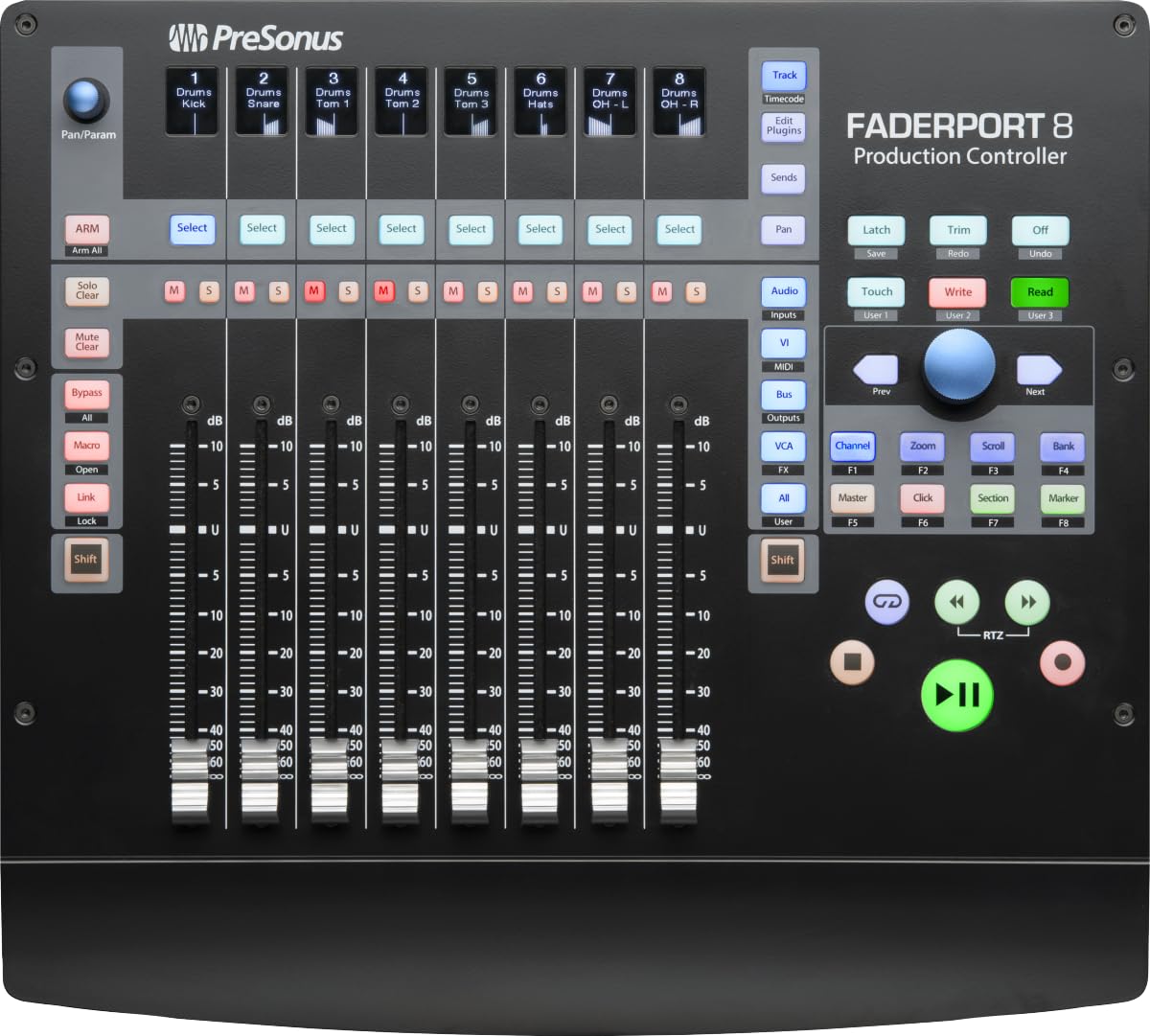 PreSonus FaderPort 8 MIDI コントローラー PreSonus FaderPort 8 8-channel Mix Production Controller