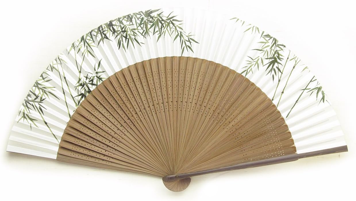 京扇堂 御舞扇 千紫万紅 日本舞踊 舞扇子 銀地 和装 伝統工芸 日舞