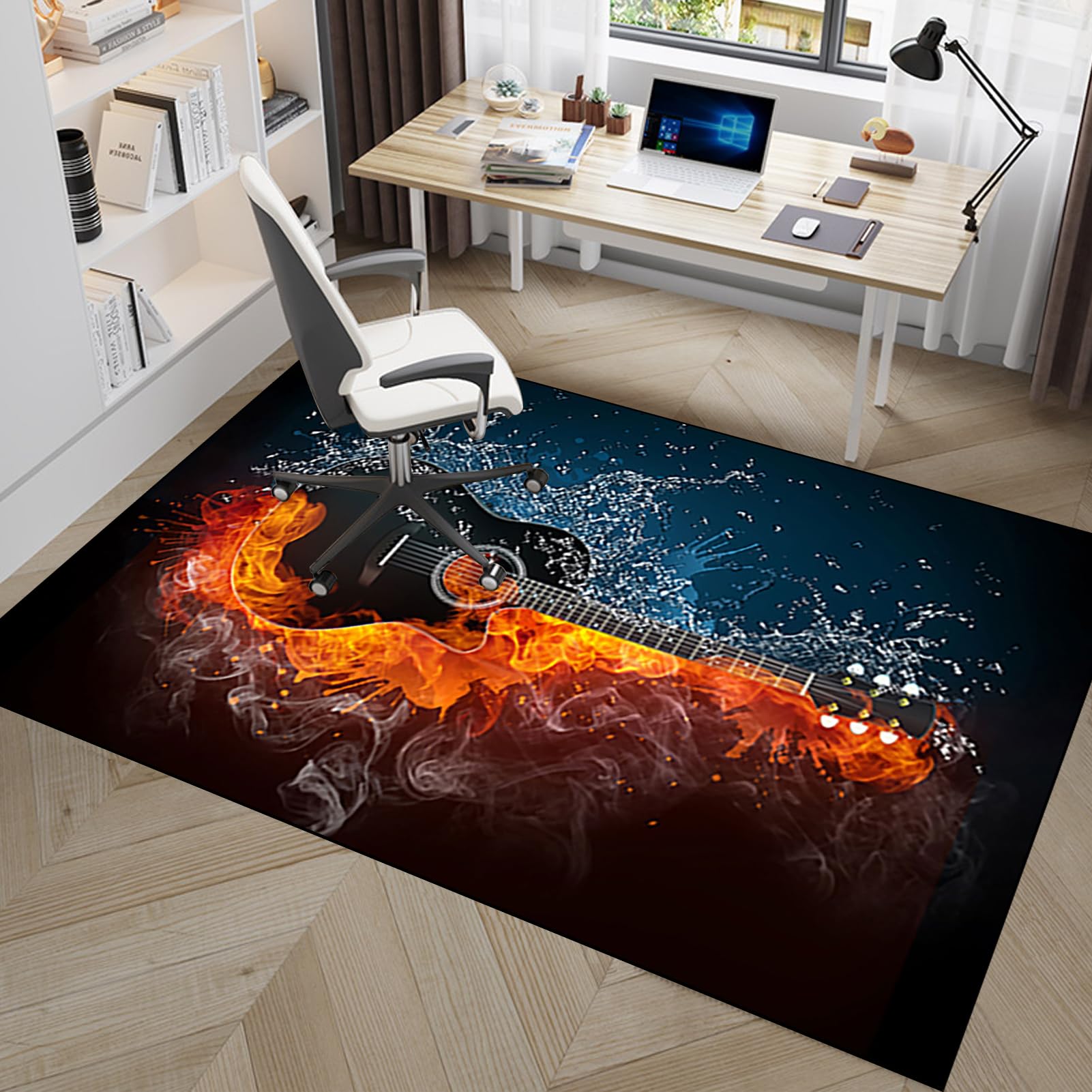 Alfombra para Silla Gaming - Alfombra Silla Ruedas - Protector de Suelo para Silla de Oficina - Alfombra para Silla Escritorio - Tapete de Protección de Madera/baldosas - Decora Oficina 80 x 120 cm