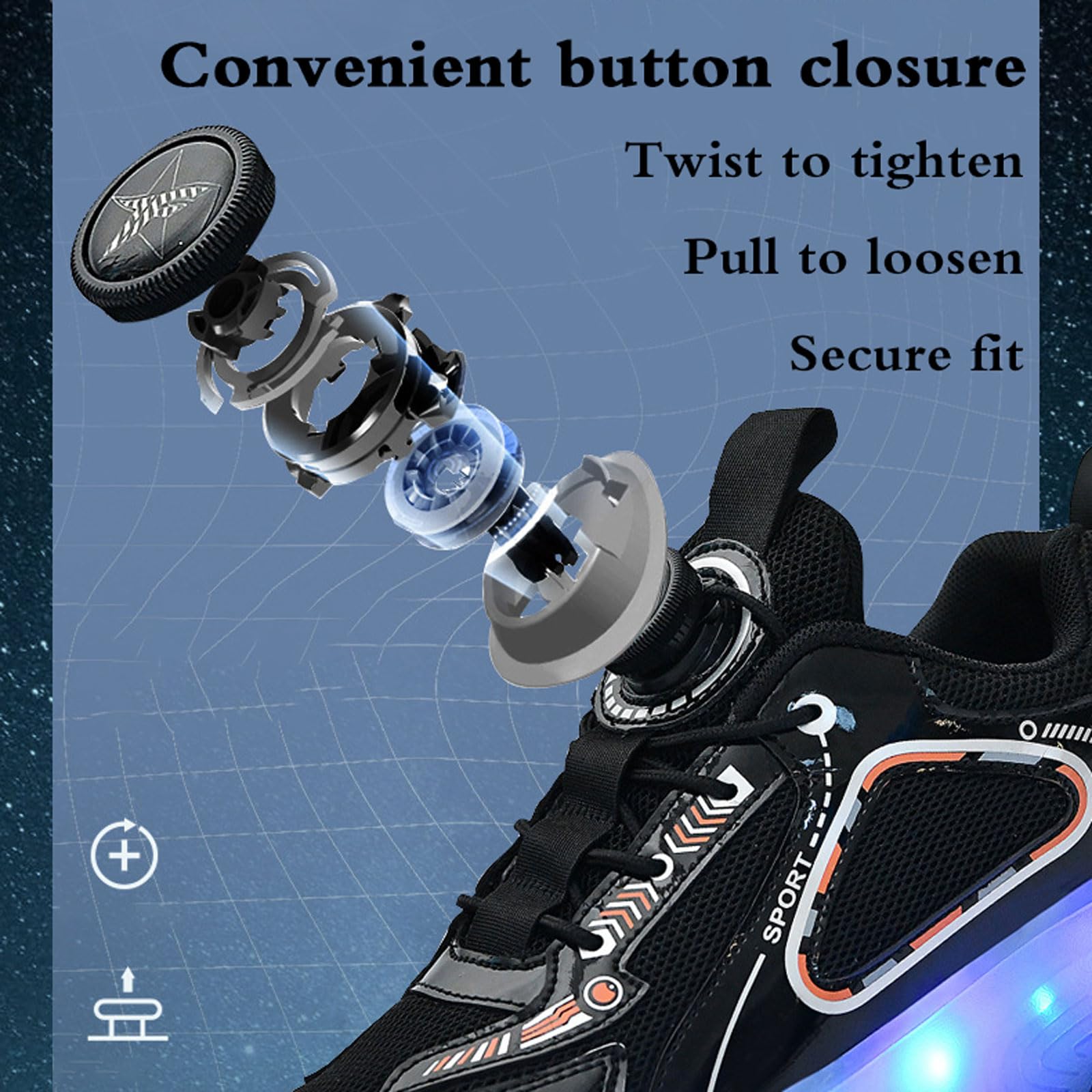 Zapatillas Deportivas con Dos Ruedas y Luces,Zapatillas con Ruedas,Zapatos con Ruedas y LED Luces para Niña,Recargables,Multiusos,para Regalos de cumpleaños y Navidad