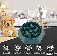 Vista 4 de Alimentador lento para perros Bowl,Anti Gulping Alimentación Saludable Interactivo Bloat Stop Fun Alternativa Perro Alimentación Lenta Alimentación