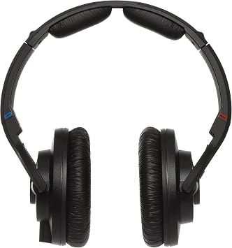 KRK KNS 8400 On-Ear Closed Back Circumaural Studio Monitor Headphones with Volume Control