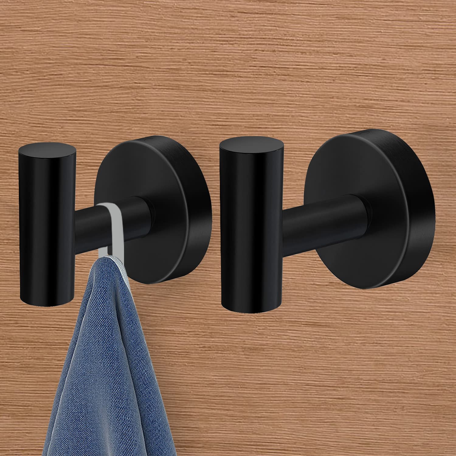 VAEHOLD Wall Towel Hooks Heavy Duty Holder Waterproof Bathroom Towel Hooks for Hanging Coat Clothes Closet Hook Wall — view 4
