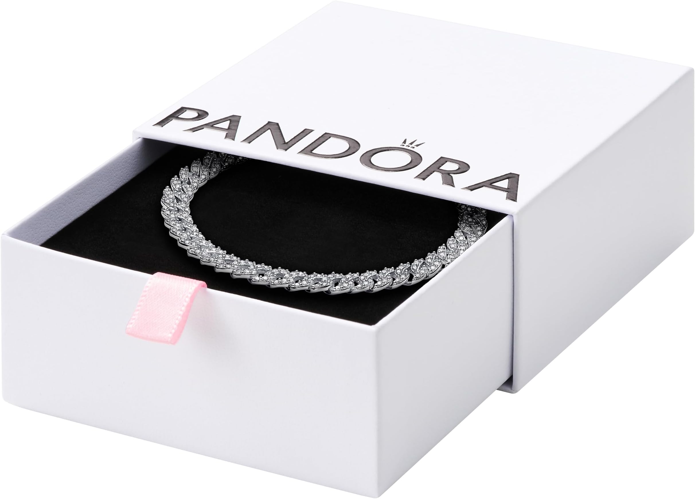 Timeless Pavé Cuban Chain Bracelet - Includes Gift Box