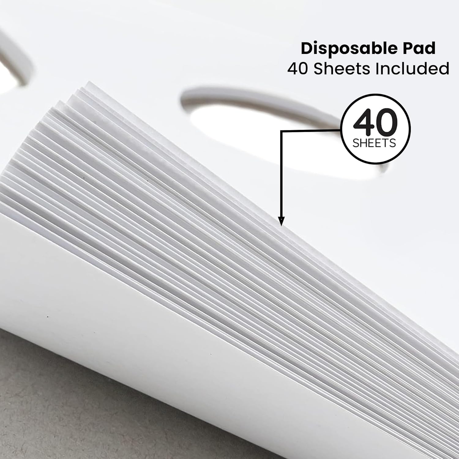 Artistik Tear-Off Disposable Palette Paper Paint Pad | 9"x12" / 21x29cm, 40 Sheets | Bleed-Proof Acrylic Paint Paper for Watercolor & Gouache Mixing