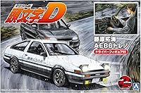 Vista 1 de Inicial D: Fujiwara Takumi AE86 Trueno con Figura 1:24 Escala Modelo Kit