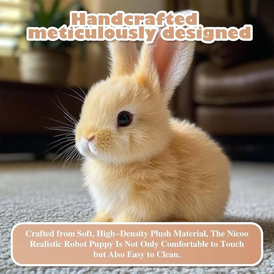 y⭐︎Rabbit Amazon.com: lkujiop Petsboro Bunny Pal, Fanyil Bunnypal