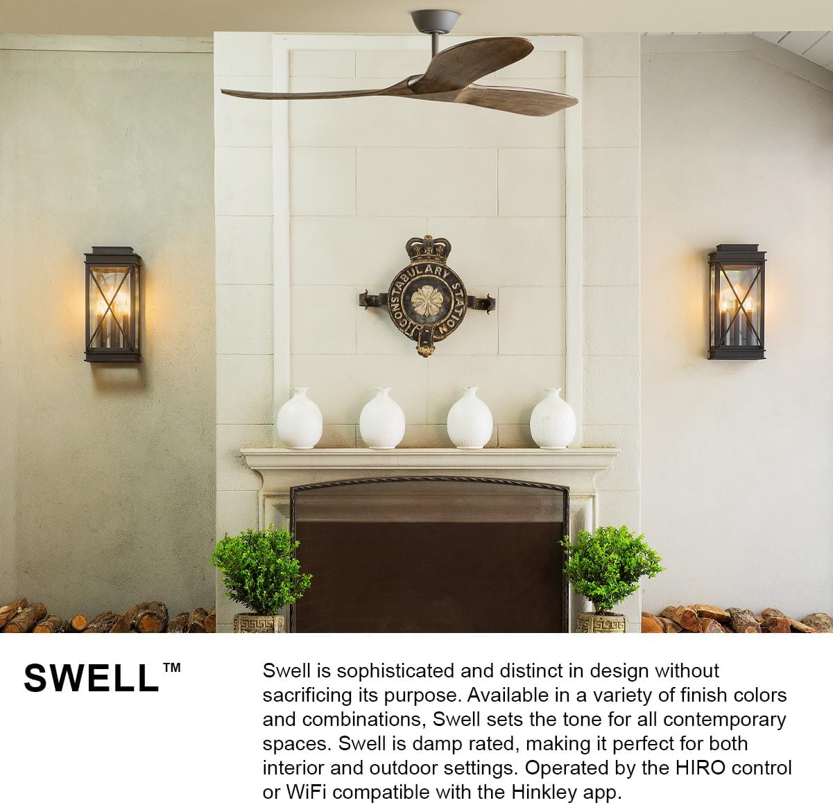 Hinkley Swell Ceiling Fan with description
