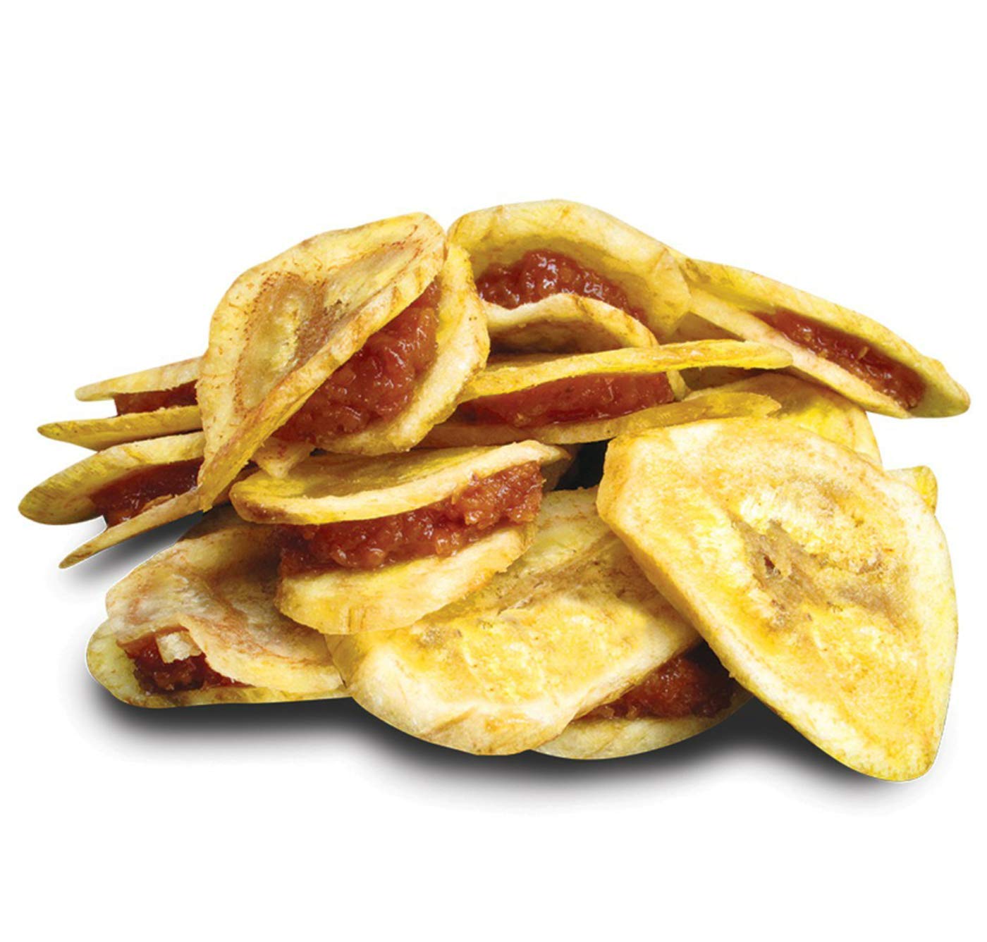 3 x 90 g.Crispy banana with tamarind jam, healthy thai snack fruit products.