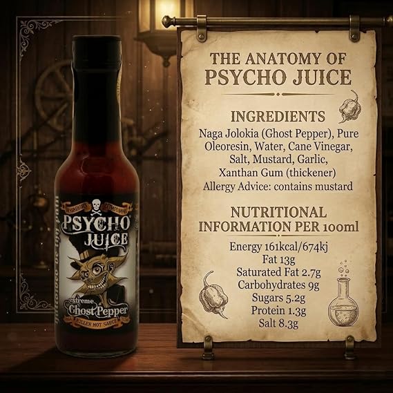 Set Of 2 Psycho Juice Extreme Ghost Pepper