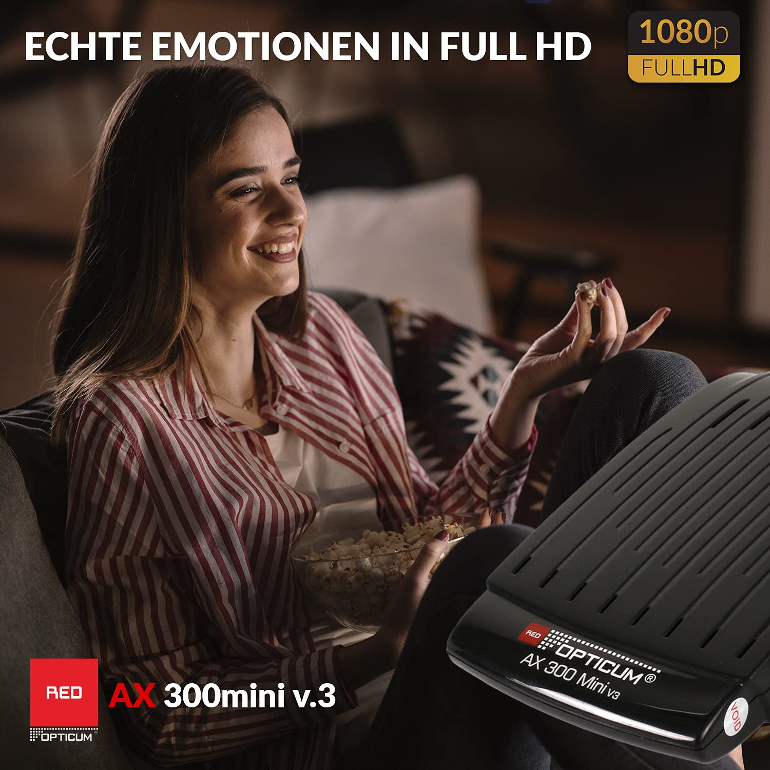 RED OPTICUM AX 300 mini V3 Sat-ontvanger I Digitale
