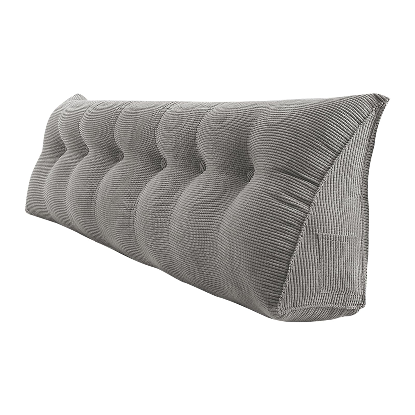 Poduszka klinowa 2 w 1 180 x 50 x 20 cm oparcie pod plecy na kanapę i łóżko